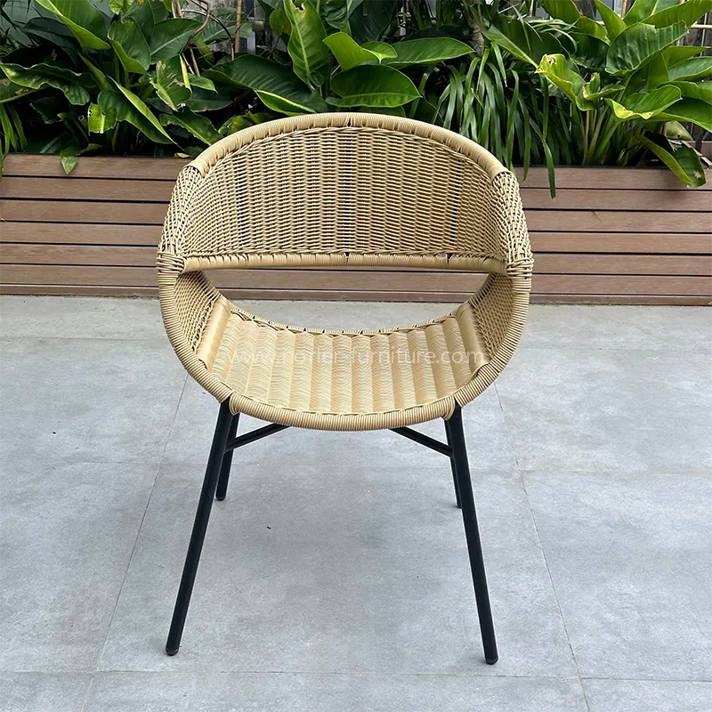 Luxury Outdoor Aluminum Frame Rattan Balcony Chair