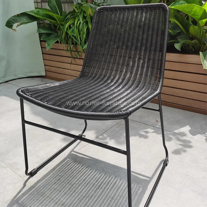 Luxury Outdoor Aluminum Frame Rattan Balcony Chair
